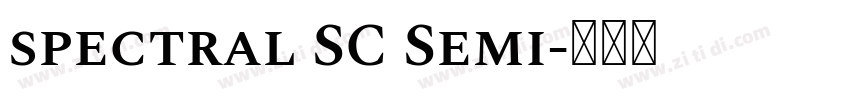 spectral SC Semi字体转换